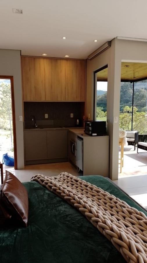 Cabana Quartzo Verde Prox A Cidade Vista Para Ponto Turistico Morro Do Campestre Urubici Eksteriør bilde